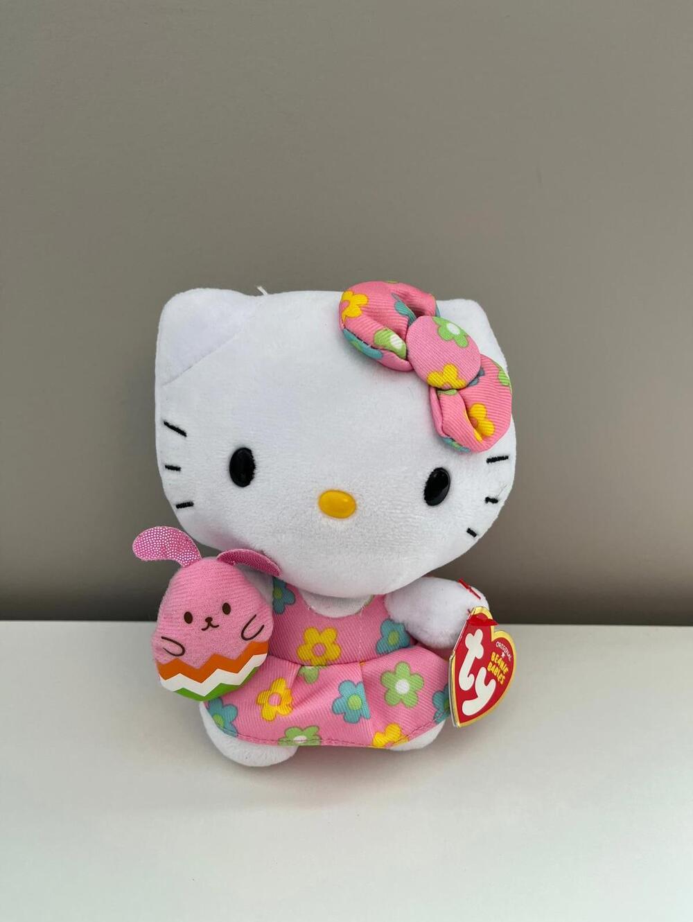 Ty Beanie Baby Vintage “Hello Kitty” Easter / Spring Edition (6 inch)